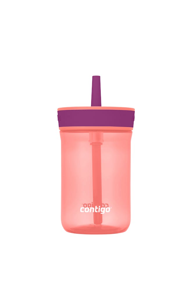 Kids’ Leighton Straw Tumbler with Spill-Proof Leak-Proof Lid, 14oz D7